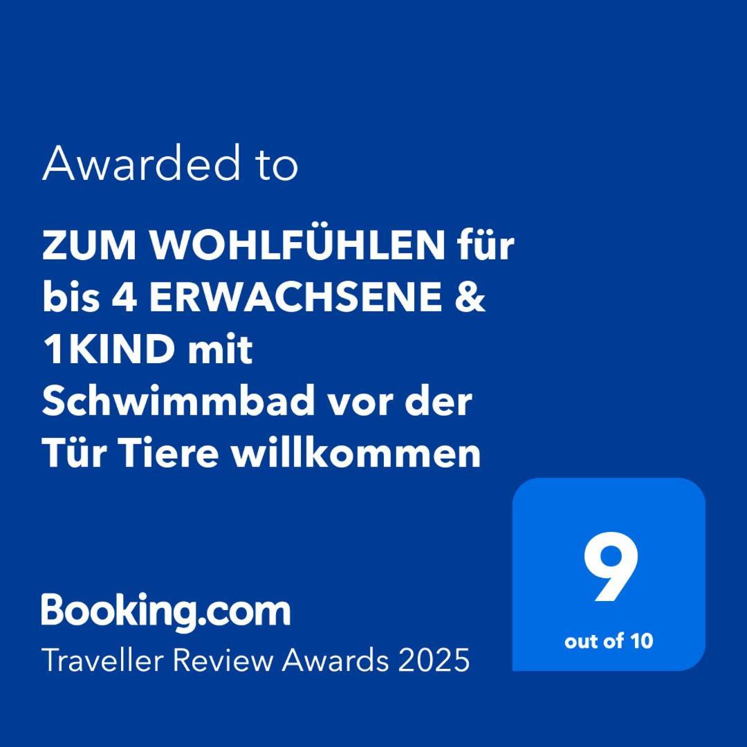 Zum Wohlfuehlen Ferienwohnung Fuer Max 5 Erwachsene Und 1 Kind, Schwimmbad Vor Der Tuer, Tiere Erlaubt Зирксдорф Екстериор снимка